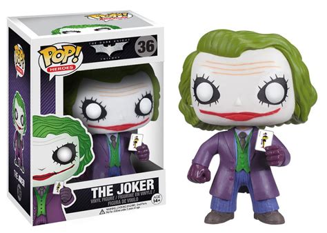 Funko Batman The Dark Knight Funko POP Heroes The Joker Vinyl Figure 36 The Dark Knight - ToyWiz