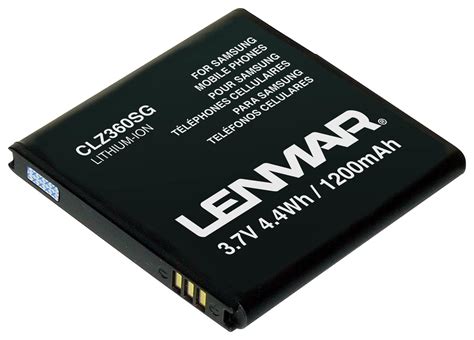 Lenmar Lithium-Ion Battery for Most Samsung Mobile Phones Clz360sg ...