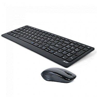 *New* Acer Wireless Keyboard & Optical Mouse Combo Bundle w/Nano USB ...