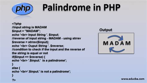 Palindrome in PHP | How to Check Palindrome Number or String in PHP?