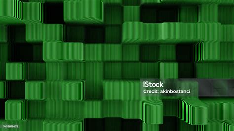 Abstract Striped Cube Wall Background Stock Photo - Download Image Now ...