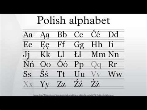 Polish Alphabet Phonetics | Oppidan Library