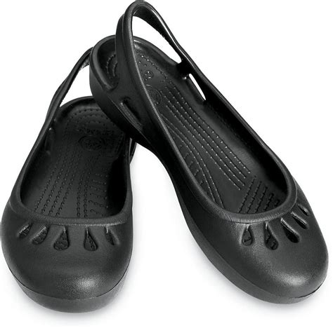 Crocs Women Black Flats - Buy Black Color Crocs Women Black Flats ...