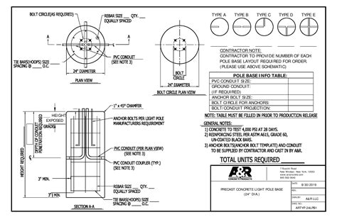 Light Pole Bases | A&R Concrete Products