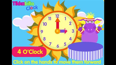 Tikkabilla Clock (Cbeebies) - Old Flash Games - YouTube