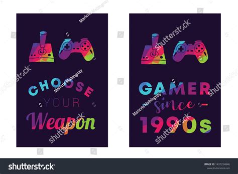 Rainbow Vector Illustration Set Collection Gaming Stock Vector (Royalty ...