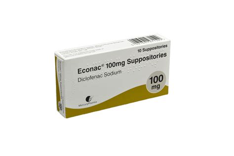 Diclofenac Suppositories 100mg 10s - McDowell Pharmaceuticals