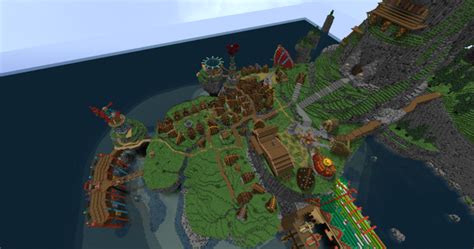 HTTYD2 Isle of Berk Minecraft Map | How to train your dragon, Httyd, Minecraft