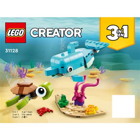 LEGO Dolphin and Turtle Set 31128 Instructions | Brick Owl - LEGO ...