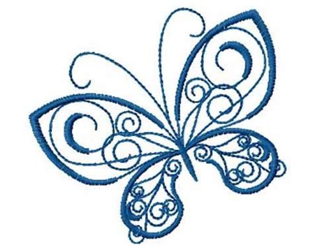 Decorative Butterfly - Free Embroidery Design - Love to Stitch and Sew