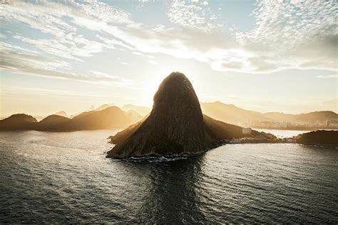 Sunset View On Sugarloaf In Rio De by Christian Adams