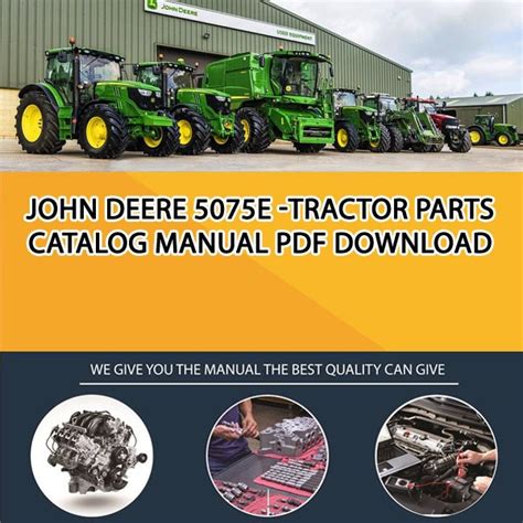 John Deere 5075E -Tractor Parts Catalog Manual Pdf Download - Service manual Repair manual PDF ...