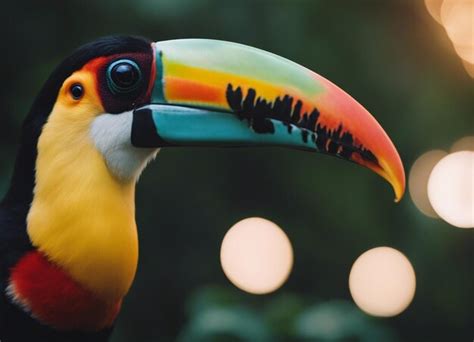 Premium Photo | A toucan in forest