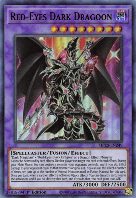 Red-Eyes Dark Dragoon - 2020 Tin of Lost Memories - YuGiOh