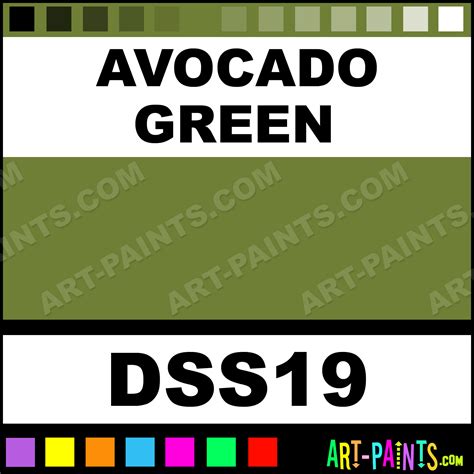 Avocado Green SoSoft Fabric Textile Paints - DSS19 - Avocado Green Paint, Avocado Green Color ...