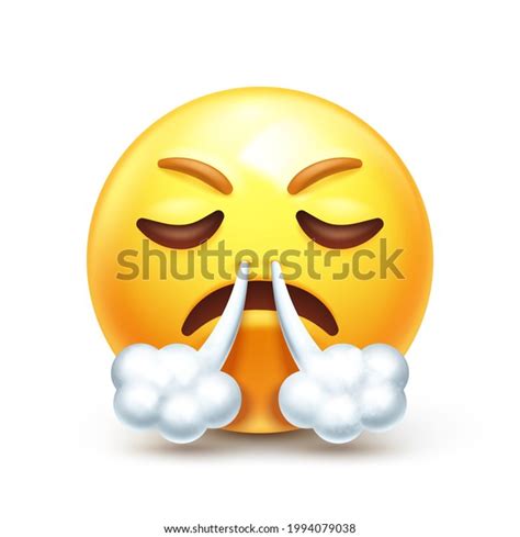 11 Huffing Emoji Images, Stock Photos, 3D objects, & Vectors | Shutterstock