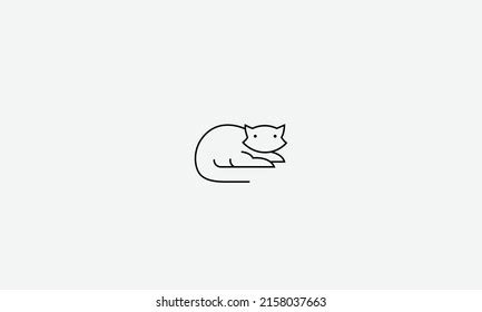 Cat Vector Logo Design Template Stock Vector (Royalty Free) 2158037663 | Shutterstock