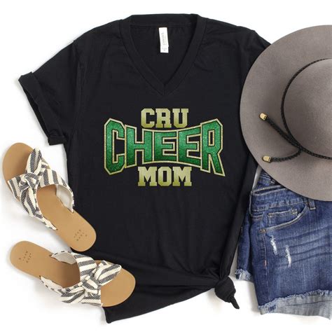 Custom and personalized CRU Cheer Mom or Cheer Coach shirts with name ...