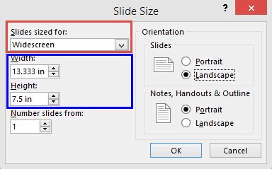 Slide Size Differences in PowerPoint