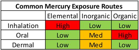 Five Common Sources of Mercury Exposure - ZRT Laboratory