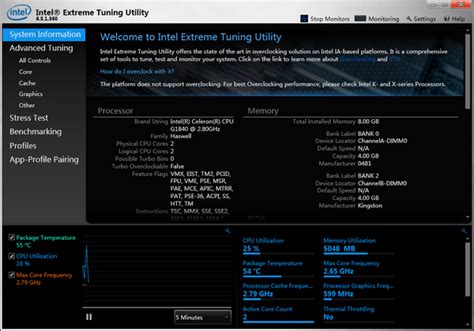 Intel XTU中文版下载_Intel XTU下载 6.5.2.40 官方免费版_零度软件园