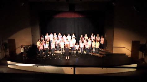 Glacier Middle School Concert Choir: This little Light of mine - YouTube