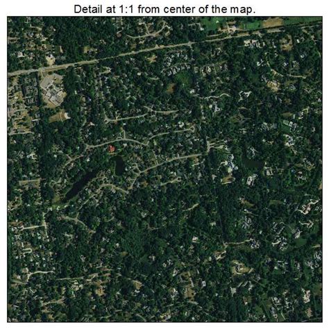 Aerial Photography Map of Bloomfield Township, MI Michigan