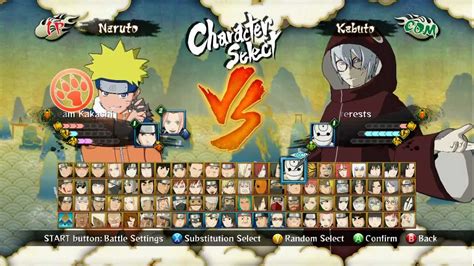 Naruto shippuden ultimate ninja storm revolution all characters list - volvictory