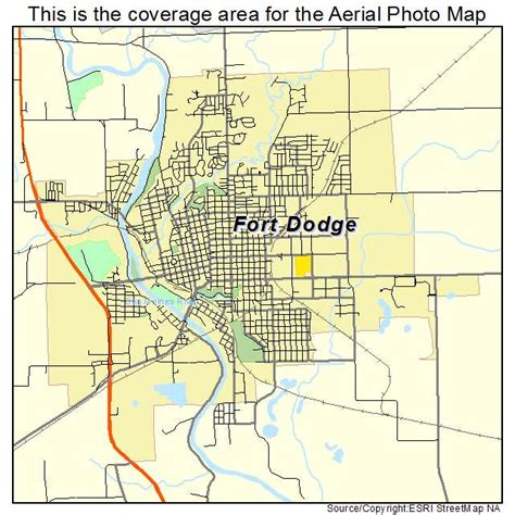 Aerial Photography Map of Fort Dodge, IA Iowa