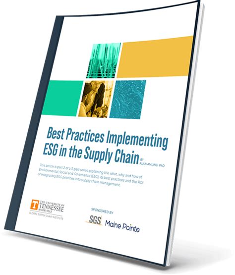 eBook: Best Practices Implementing ESG in the Supply Chain Part 2 of 3