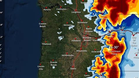 Winter storm warning issued as Oregon Cascade passes to see 30-40 ...