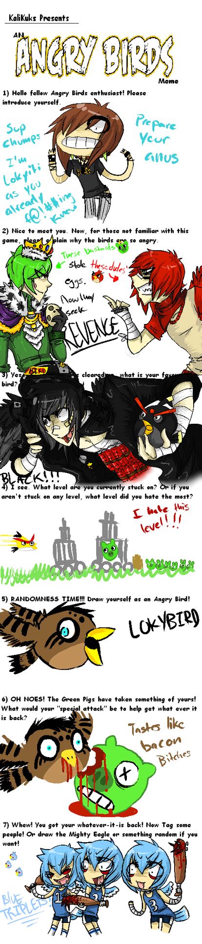 Angry Birds Meme by Lokymew on DeviantArt