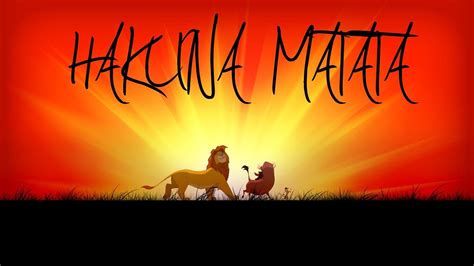 Lion King Hakuna Matata Wallpapers - Wallpaper Cave