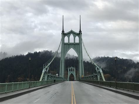 St. Johns Bridge on Saturday : r/Portland