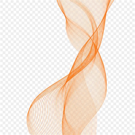 Orange Waves Abstract PNG Image, Abstract Orange Wave Design Element, Abstract, Orange, Wave PNG ...