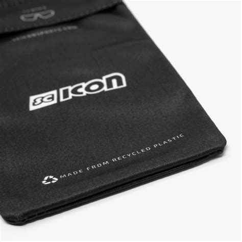 Black Eyewear Recycled Microfibre Pouch | Scicon Sports