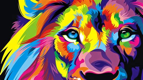 Rainbow Lion Wallpapers - Wallpaper Cave