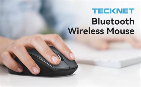 TECKNET Bluetooth Mouse, 3000DPI Wireless Mouse, 24 Month Battery Life