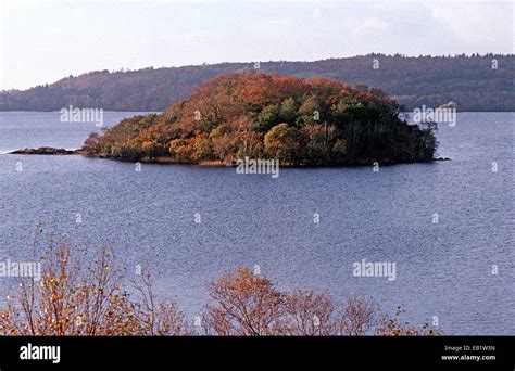 THE LAKE ISLE OF INNISFREE, LOUGH GILL, COUNTY SLIGO, IRELAND DEPICTED BY POET, DRAMATIST AND ...