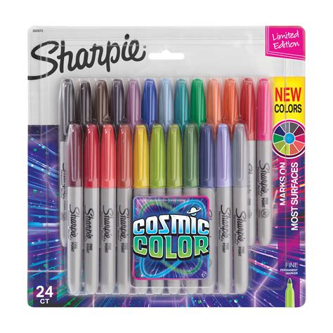 Sharpie Cosmic Colors Marker Sets, 24-Markers, Fine - Walmart.com - Walmart.com