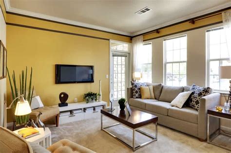 50 Yellow Living Room Ideas (Photos) - Home Stratosphere