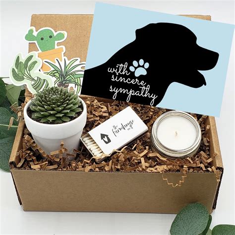 Pet Sympathy Basket Dog Sympathy Gift Pet Loss Gift Box Pet - Etsy