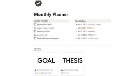 10 Best & Free Notion Monthly Planner Templates (2024)