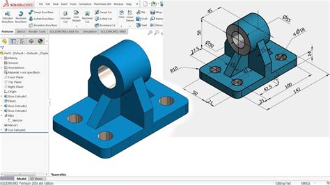 SolidWorks Tutorial for beginners Exercise 31 - YouTube