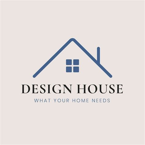 Free Vector | House logo template vector, interior design business