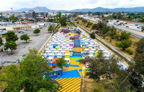 Los Angeles Architects Turn Freeway Park Into A Colorful Transitional ...