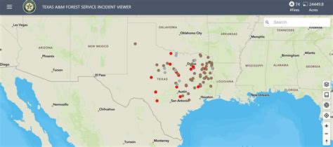 Map: 15 wildfires ablaze in Texas as temperatures continue to rise