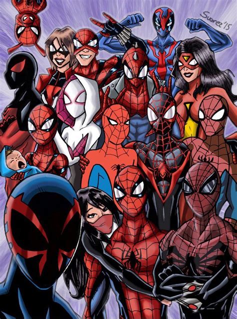 The spider-verse selfie! by ultimatejulio on DeviantArt | Spiderman, Spiderman art, Amazing ...