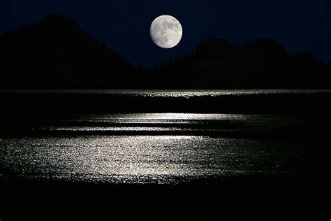 "Full Moon Reflection" by Ken Fortie | Redbubble