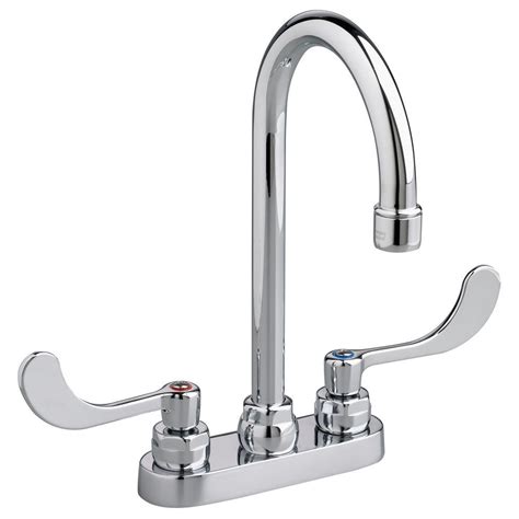 American Standard Monterrey 4 in. Centerset 2-Handle 0.5 GPM Gooseneck ...